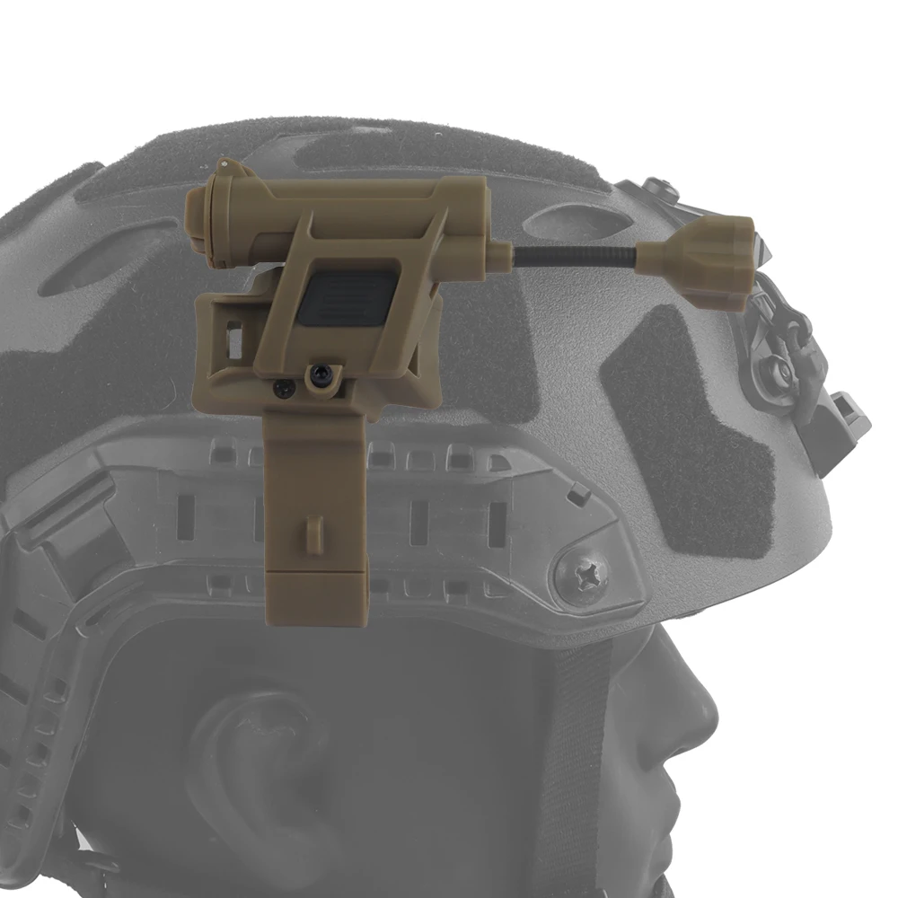 MPLS CHARGE casco táctico ligero con luz IR IFF MOLLE gran alcance - imagen 5