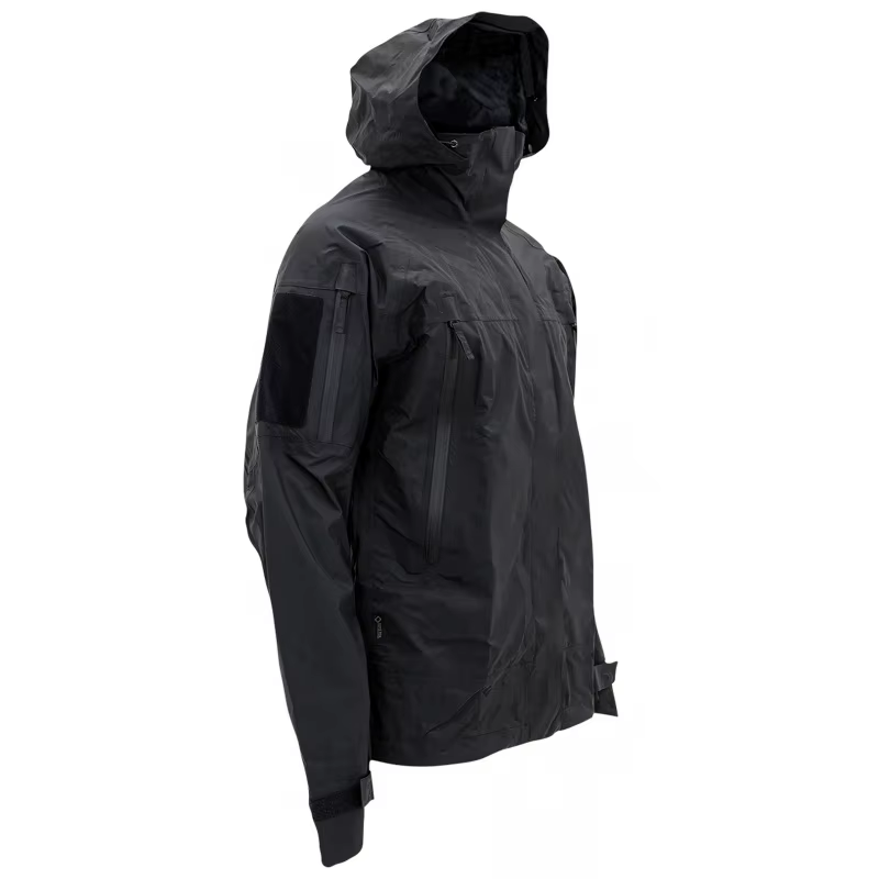 Chaqueta hardshell táctica impermeable con corte 3D para exteriores