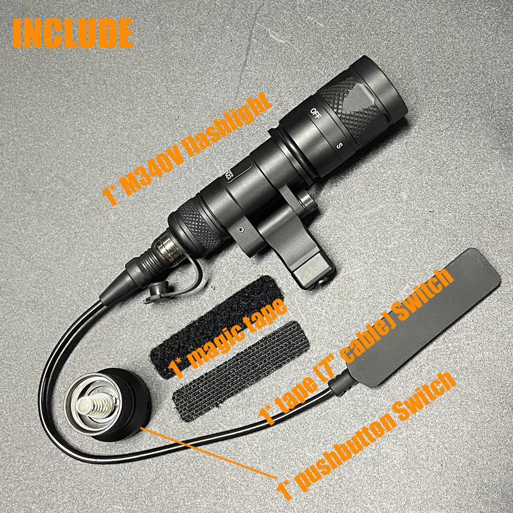SF M340V linterna táctica para arma con montaje LED estroboscópico - imagen 2