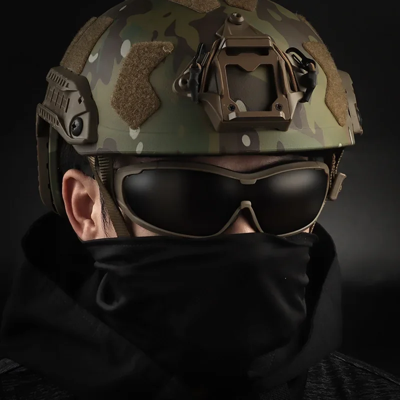 Gafas tácticas anti-viento con protección UV y lentes claras - imagen 4