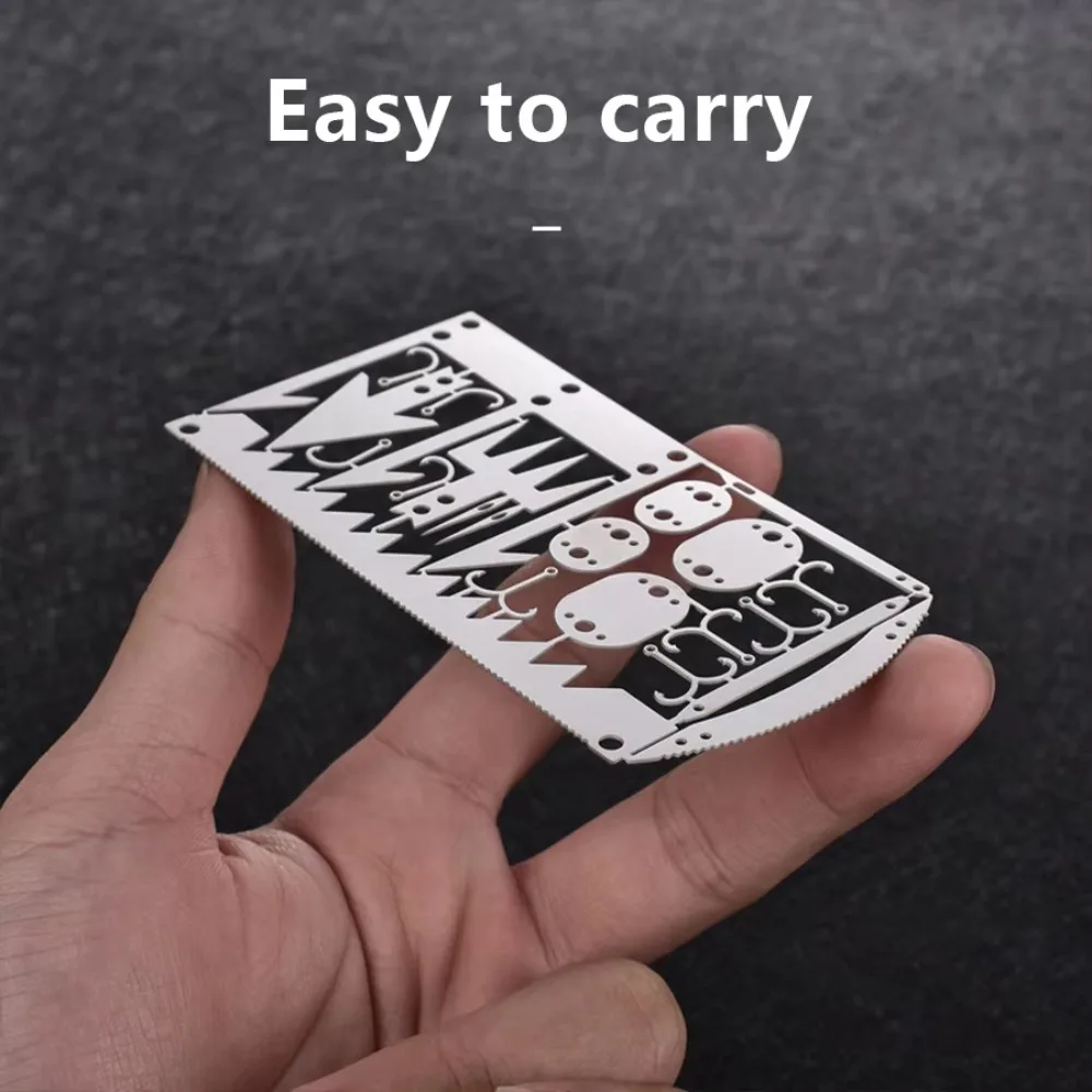 Cuchillo multiusos exterior y camping con tarjeta multiherramienta - imagen 3
