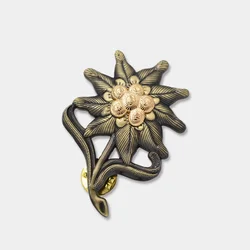 EM Badge Edelweiss – Pin militar infantería montaña