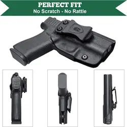 Glock G43 IWB Kydex: funda con bloqueo, mano izquierda o derecha