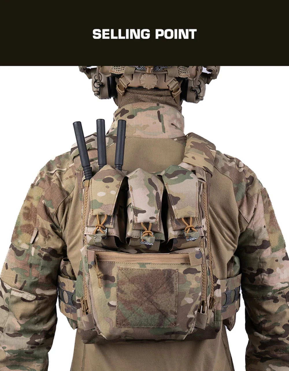 Perfil lateral del conjunto montado