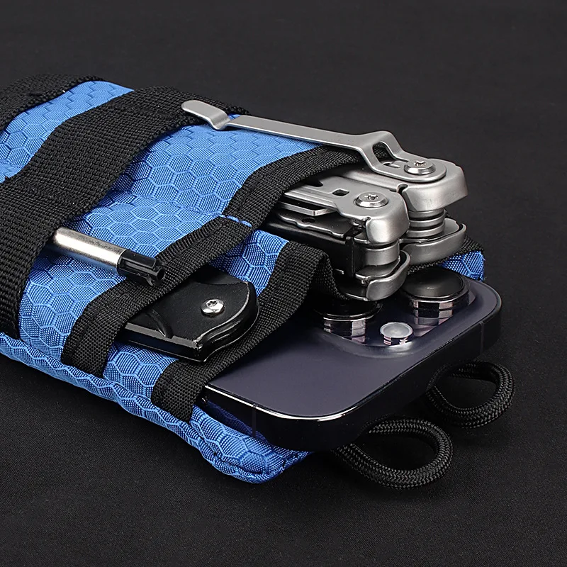 Kit EDC en tejido Oxford MOLLE: bolsa organizadora multiusos - imagen 4