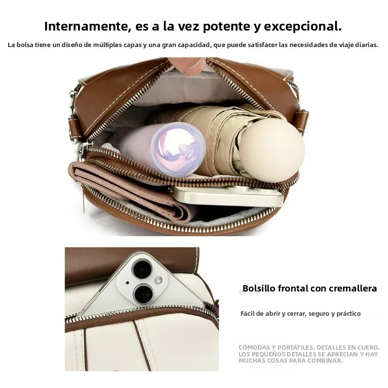 Bolsa bandolera táctica mini ripstop para mujer, MOLLE impermeable - imagen 5