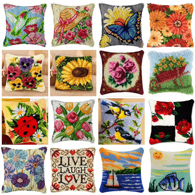 Kit Bordado SMYRNA Flores Simple Multicolor - imagen 5