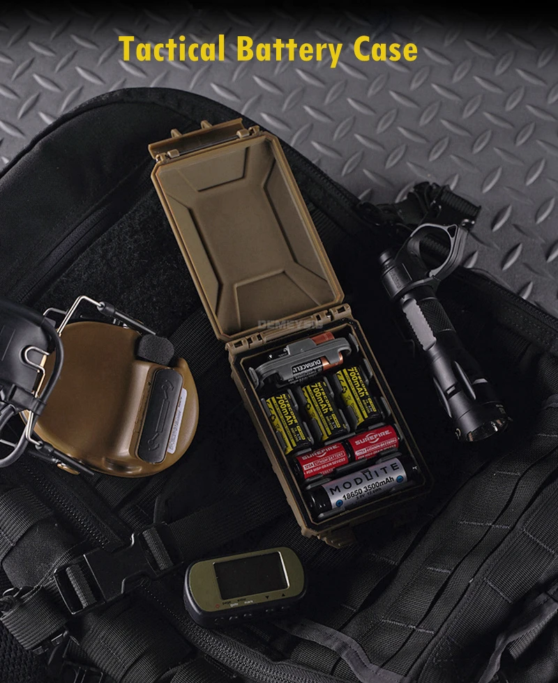 Estuche táctico impermeable con sistema MOLLE