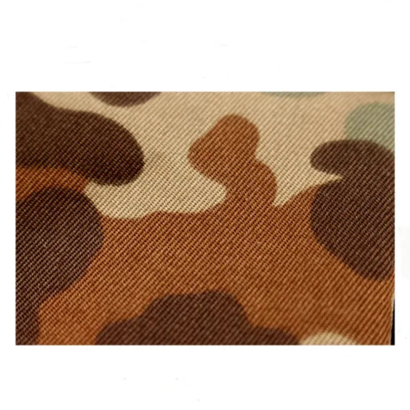 Tela camuflaje desierto sarga algodón poliéster color café para DIY - imagen 2