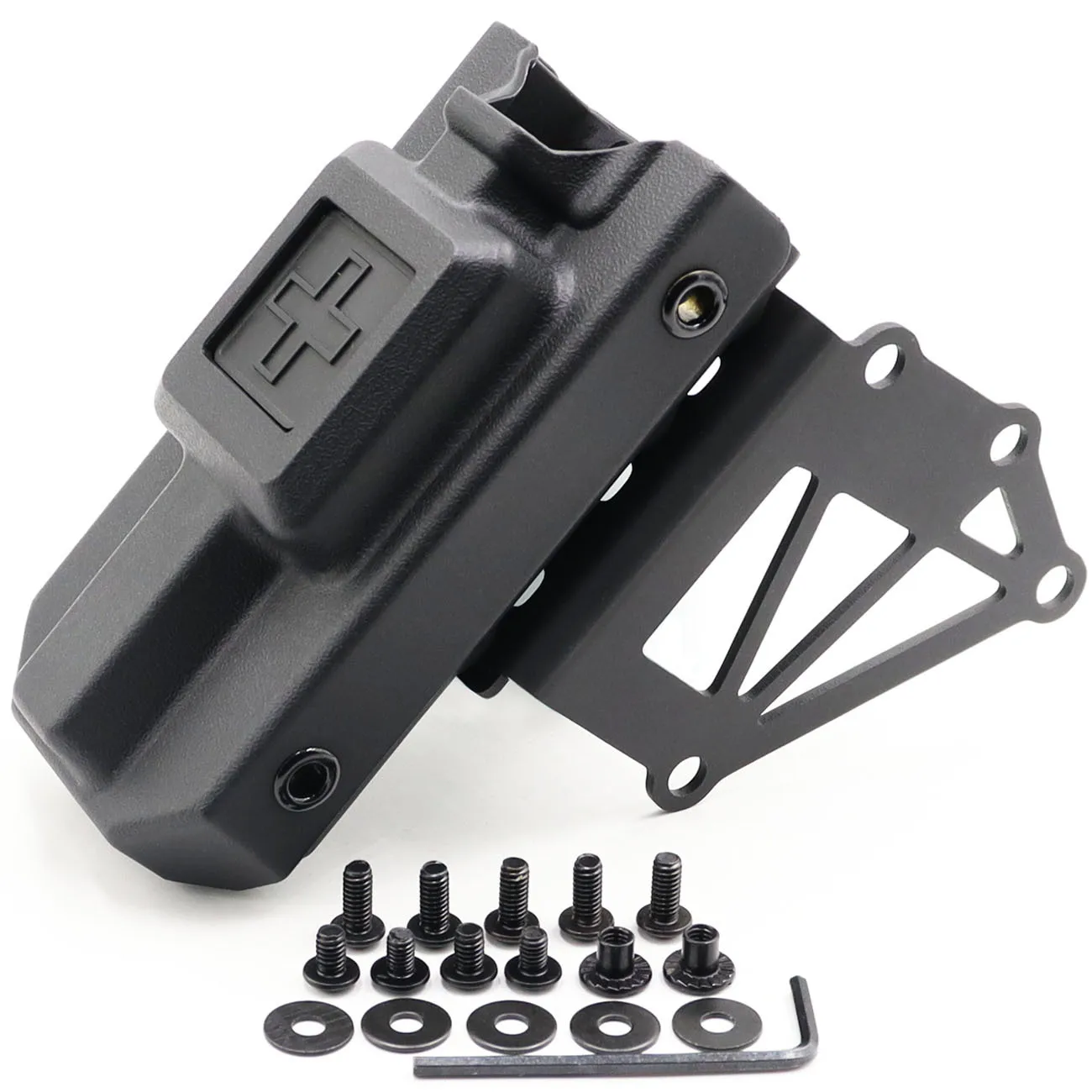 Soporte MOLLE aluminio CNC extracción rápida táctico ligero