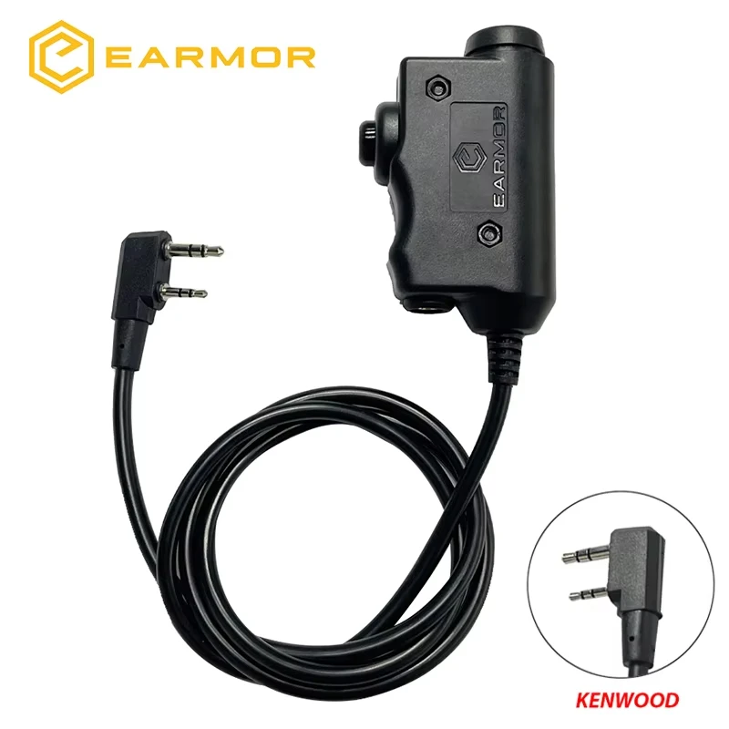 EARMOR M51 PTT Adaptador de comunicación táctico por jack auriculares - imagen 4