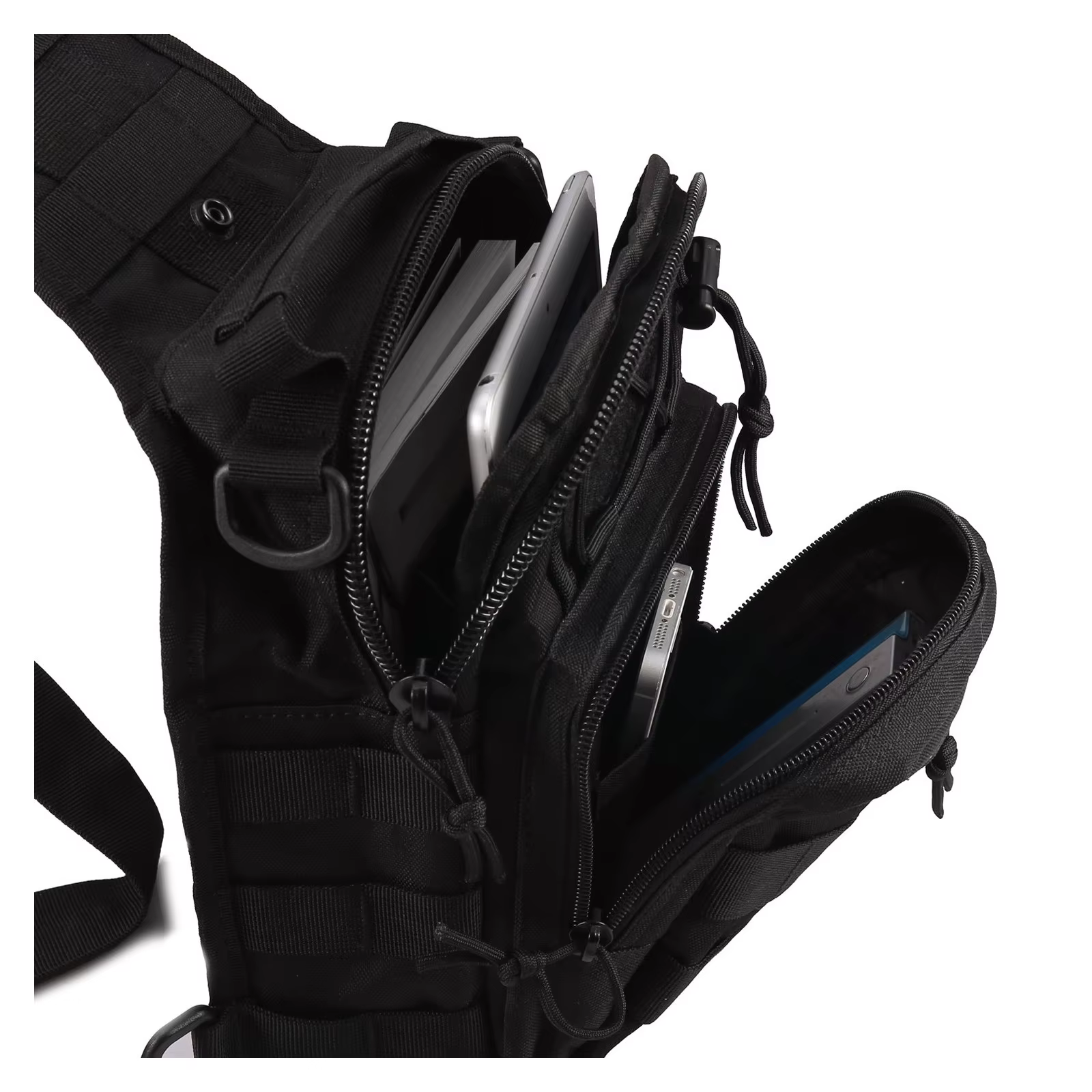 Bolso de hombro táctico para exteriores con MOLLE y ripstop resistente - imagen 5