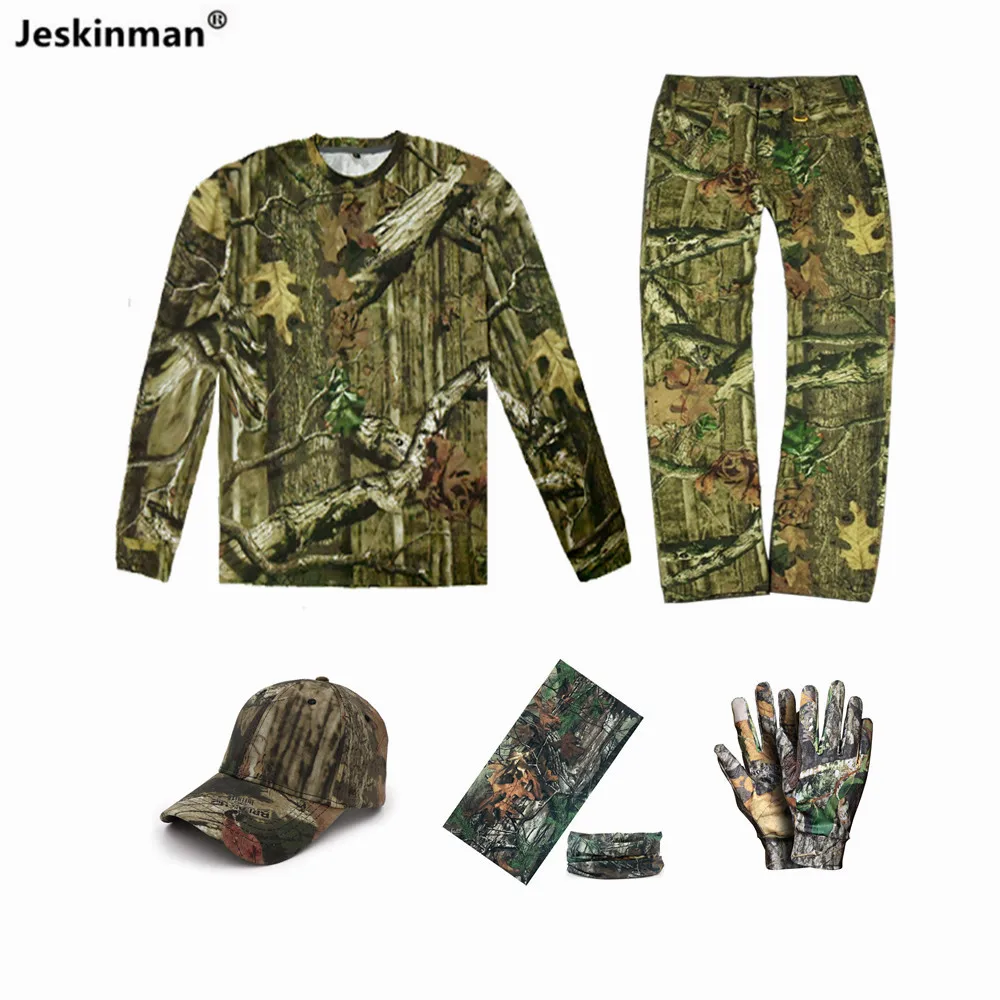 Ropa camuflaje hojas transpirable algodón protección solar - imagen 3