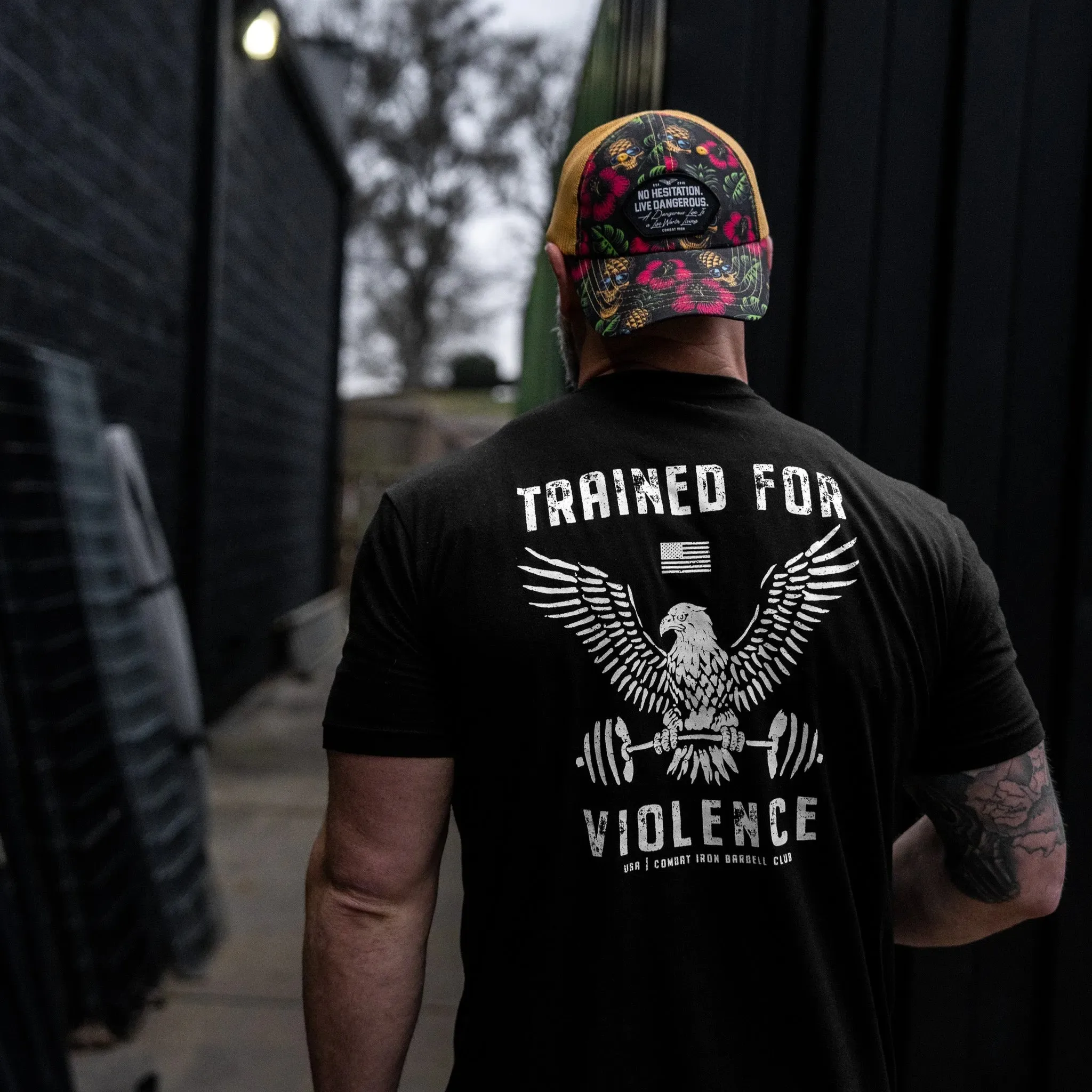 Camiseta táctica militar Iron Combat algodón para hombre - imagen 4