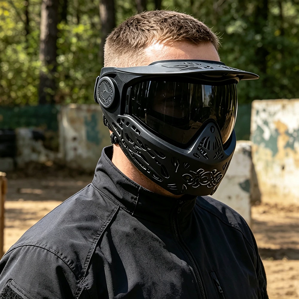 Máscara facial completa antivaho para airsoft y paintball - imagen 4