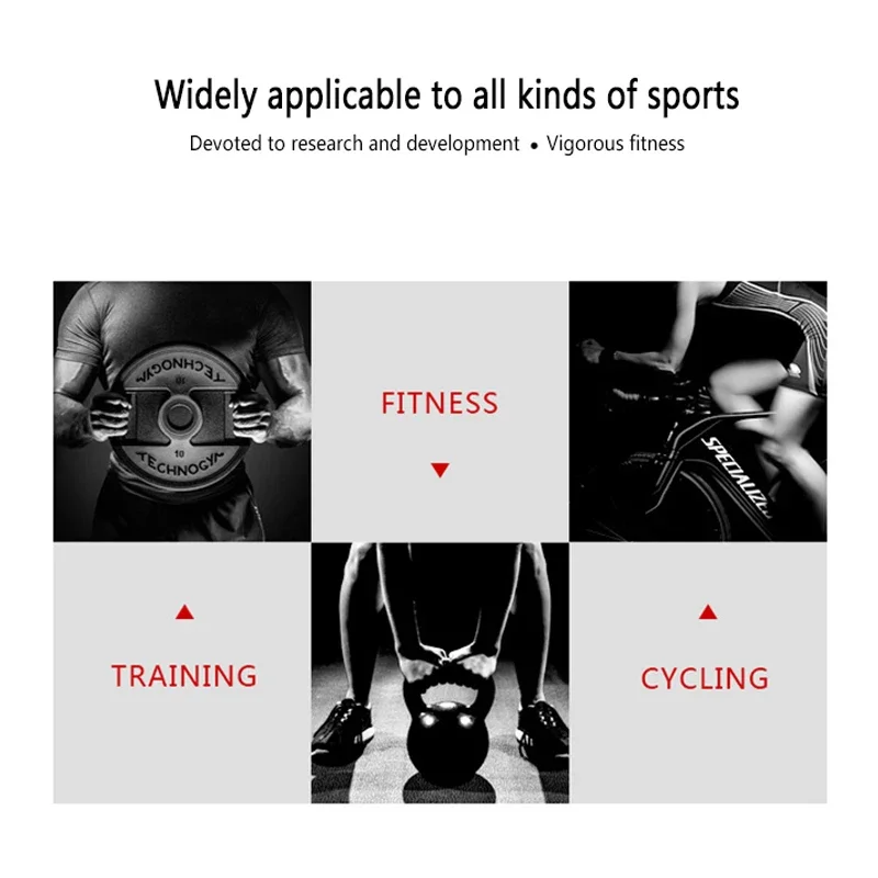 Guantes entrenamiento medio dedo antideslizantes – Protección pesas fitness yoga - imagen 4