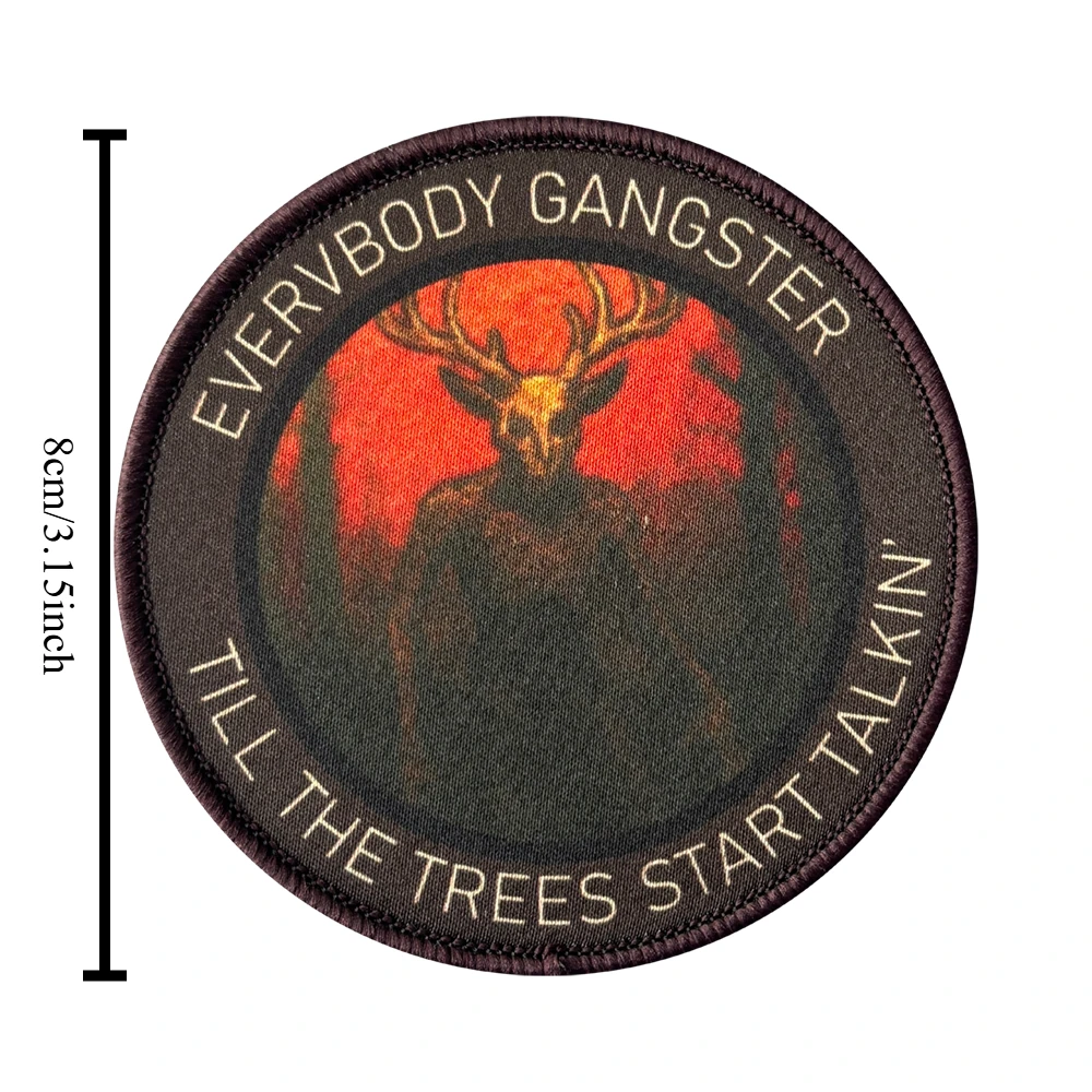 Parche táctico gancho y bucle Everybody Gangster Trees Start - imagen 3