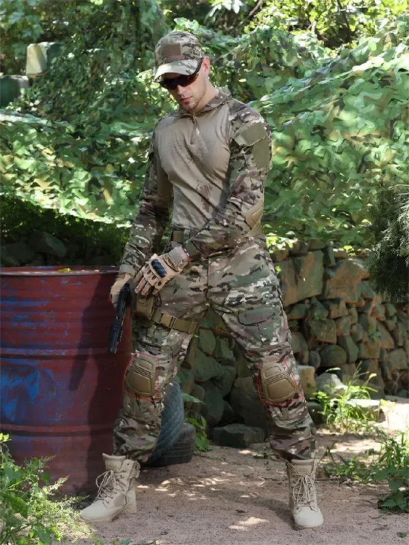 Pantalones cargo tácticos con múltiples bolsillos