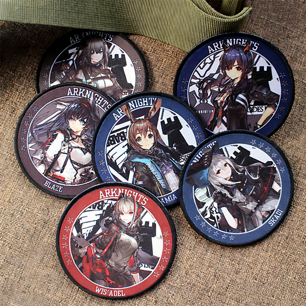 Arknights Parche táctico con estampado Skadi para brazalete infantil - imagen 2