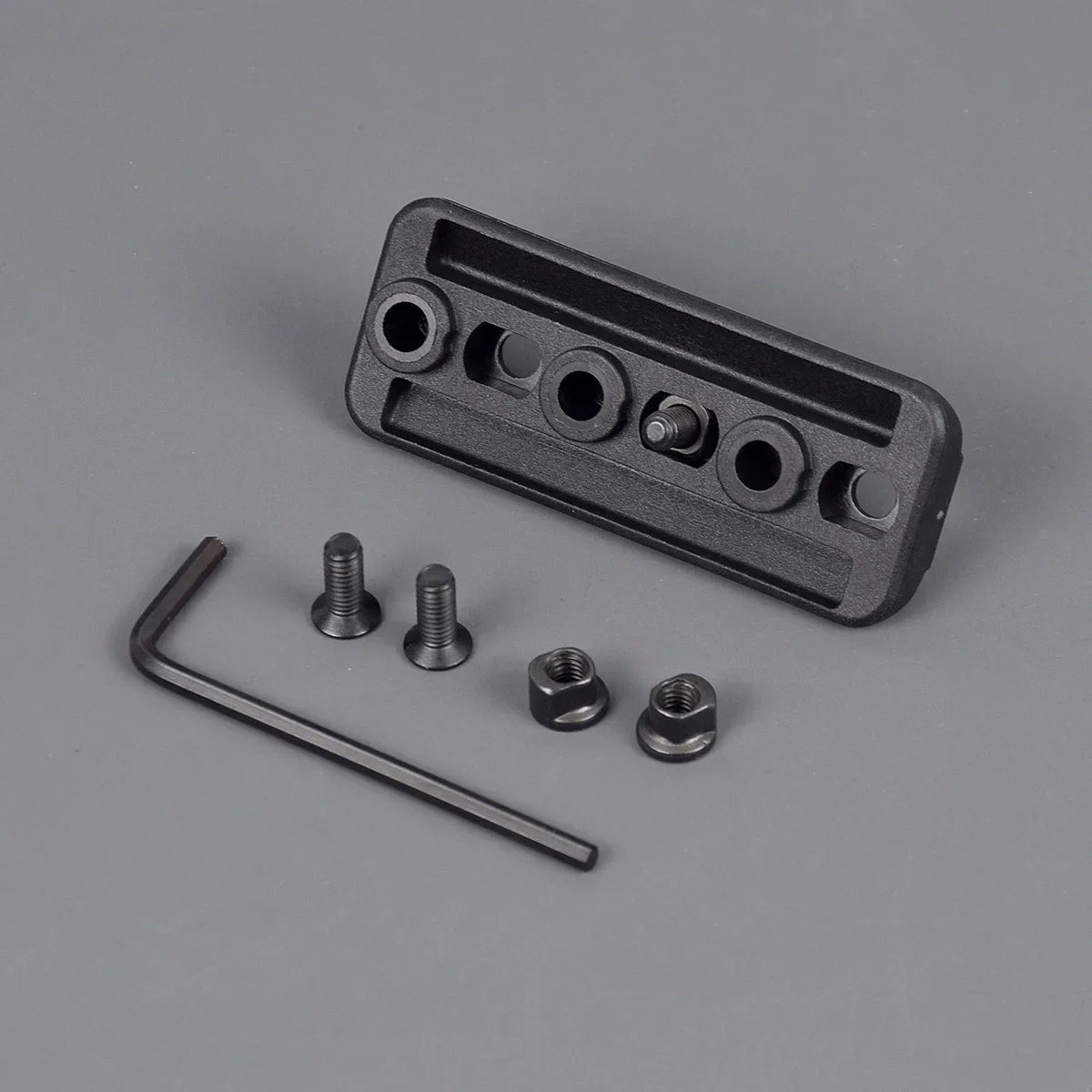 Adaptador Picatinny para M-LOK estilo Harris bípode con giro KeyMod - imagen 3