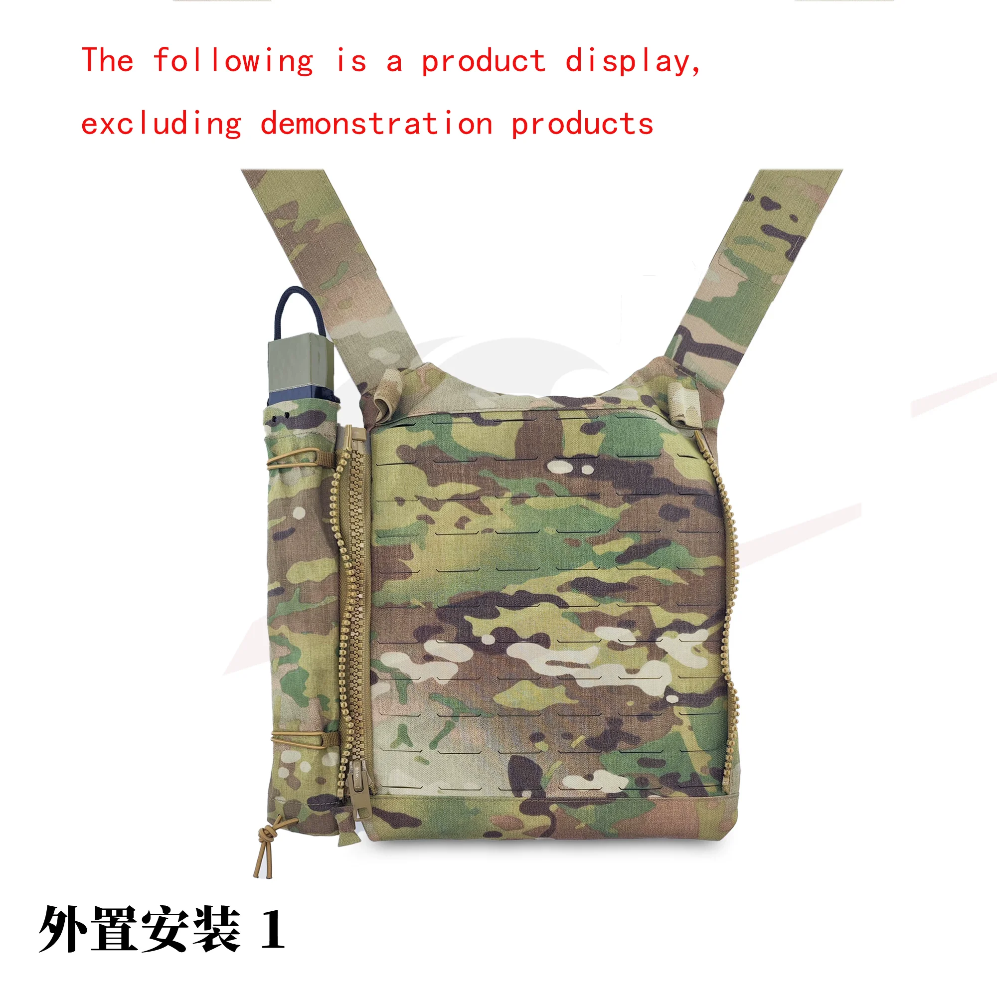 Bolsa portaherramientas táctica con cremallera para chaleco - imagen 2