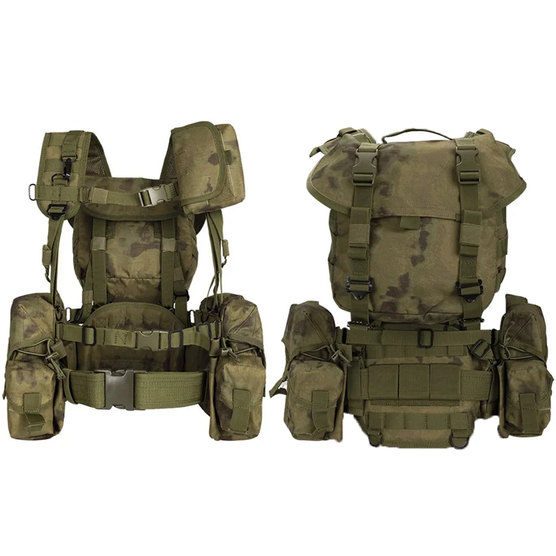 Chaleco táctico airsoft con portacargadores y funda pistola ajustable - imagen 5
