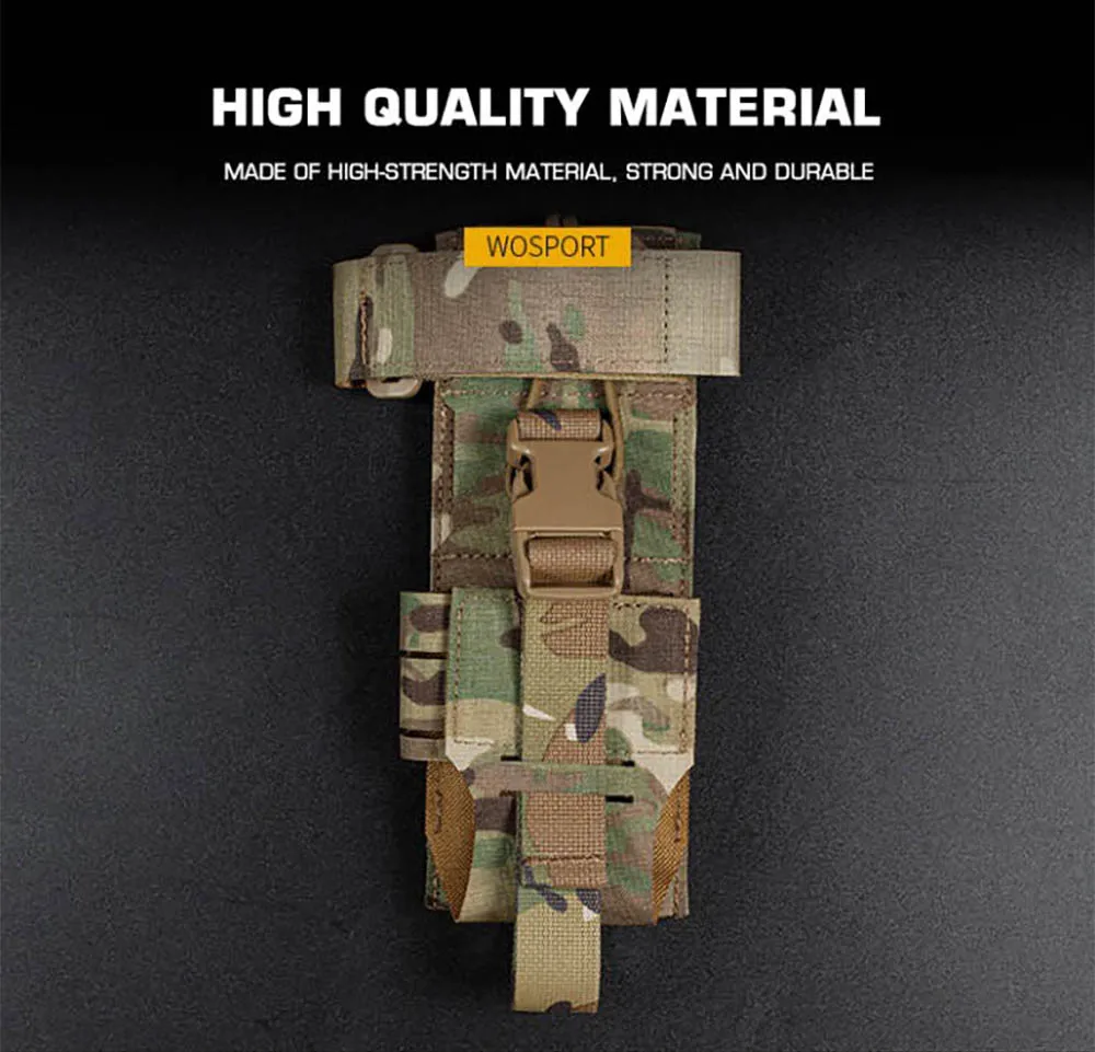 Bolsa radio MOLLE táctica PRC152 liberación rápida ajustable