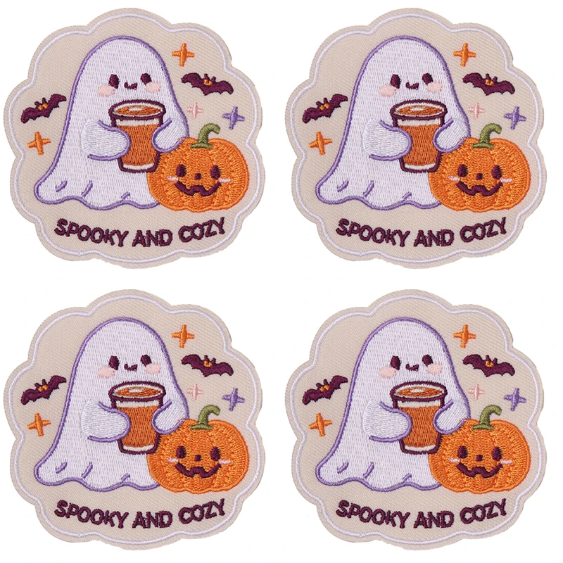 Pack de parches Halloween listo para personalizar