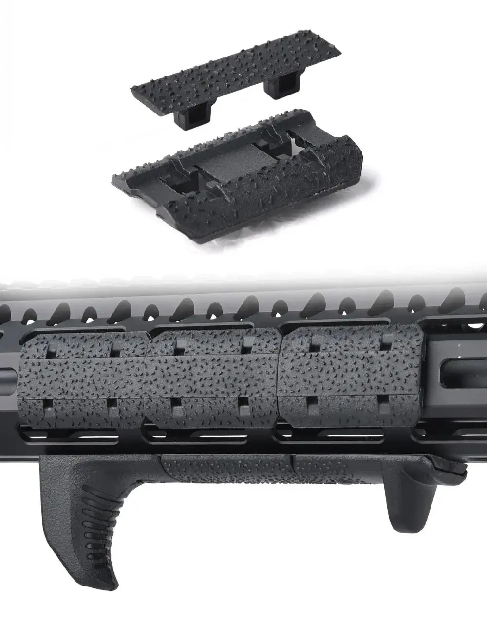 Cubierta protectora M-LOK de perfil bajo nylon táctica airsoft - imagen 3