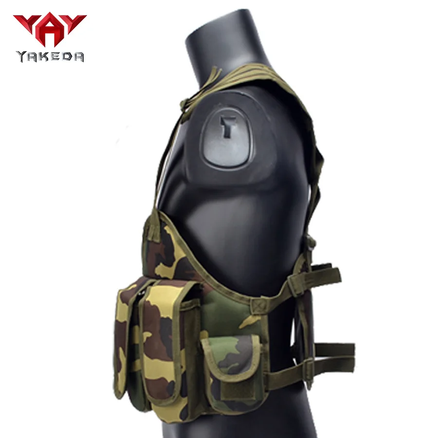 YAKEDA Chaleco táctico camuflaje de entrenamiento multifunción exterior - imagen 3