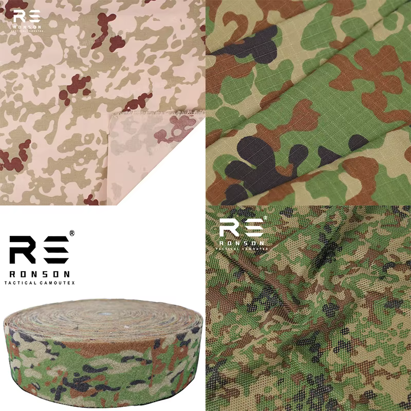 Tela táctica antiinfrarrojos JSDF poliéster-algodón de alta densidad - imagen 5