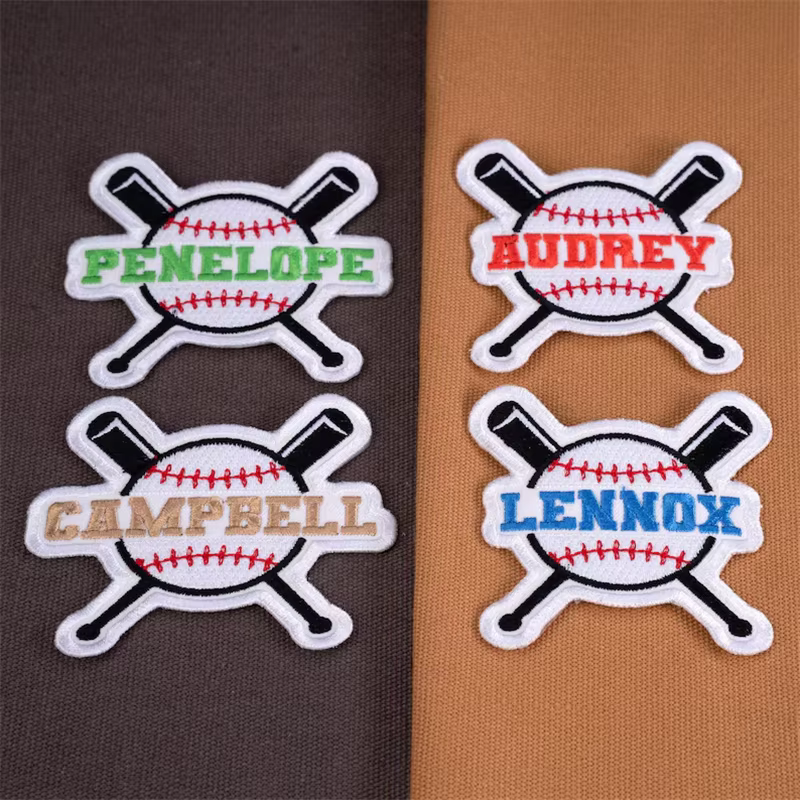 Parche bordado personalizado con nombre – velcro coser o planchar - imagen 3