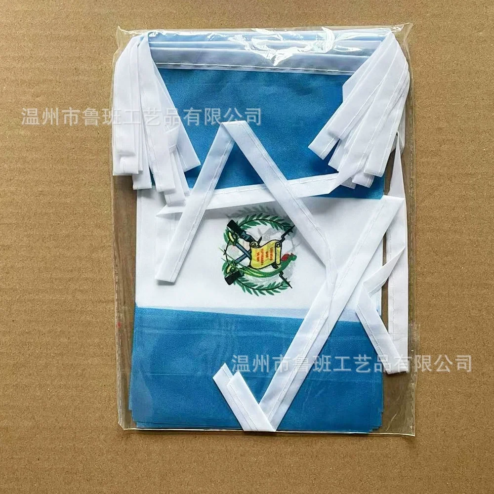 Banderines Guatemala para guirnalda en fiesta y festival - imagen 5
