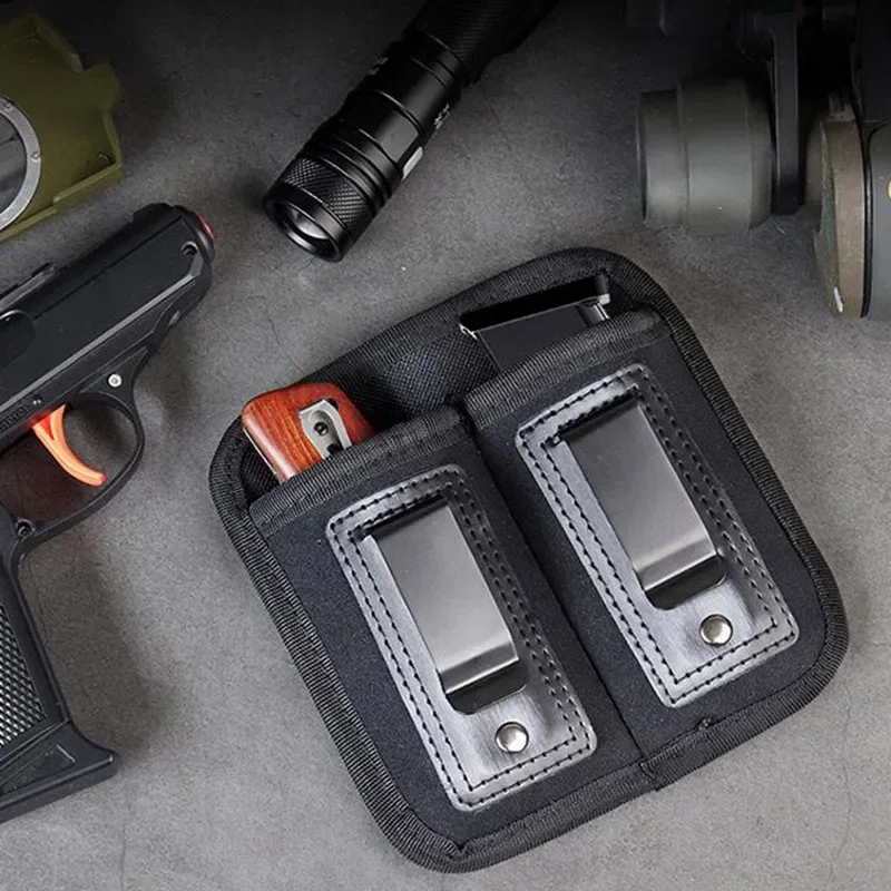 Portacargador táctico oculto IWB con clip, nylon ripstop para Glock/CZ - imagen 4
