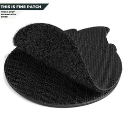 Parche bordado tela con tira adhesiva y gancho para mochila