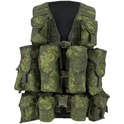 Chaleco Táctico MOLLE 6Sh117 Ruso – Equipo Combate Militar Camuflaje