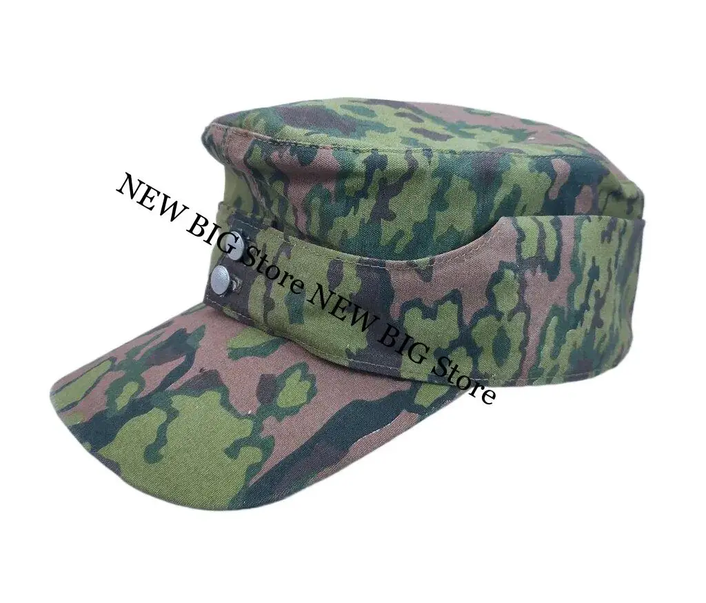 Gorro militar M43 verano camuflaje hoja de roble Dot44 doble botón - imagen 5