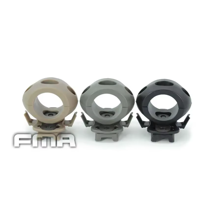 Abrazadera de linterna táctica con riel lateral para casco rápido - imagen 4
