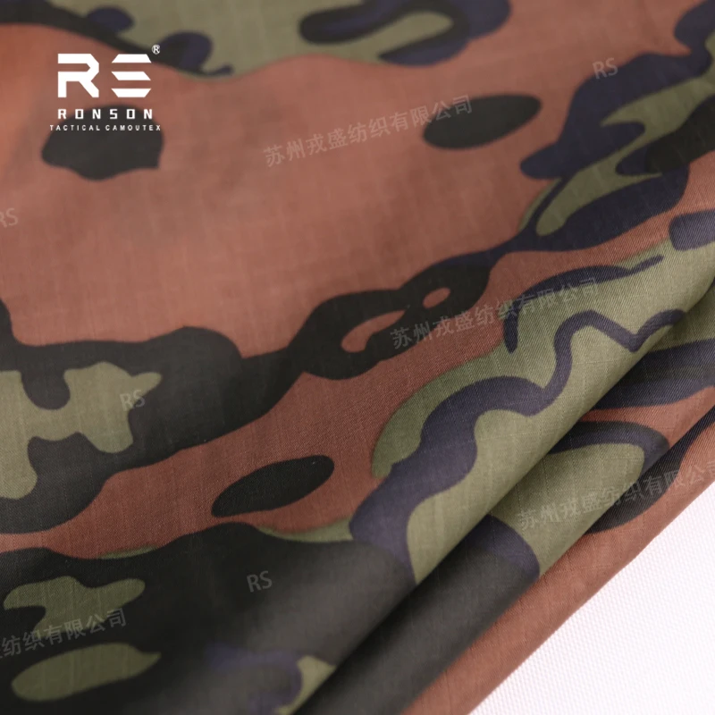 Poncho impermeable camuflaje PU Ripstop de nailon - imagen 2