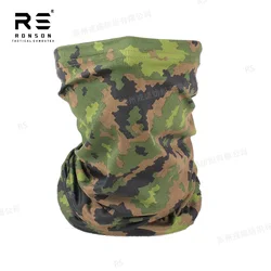 Mascarilla táctica camuflaje finlandés invierno de malla poliéster