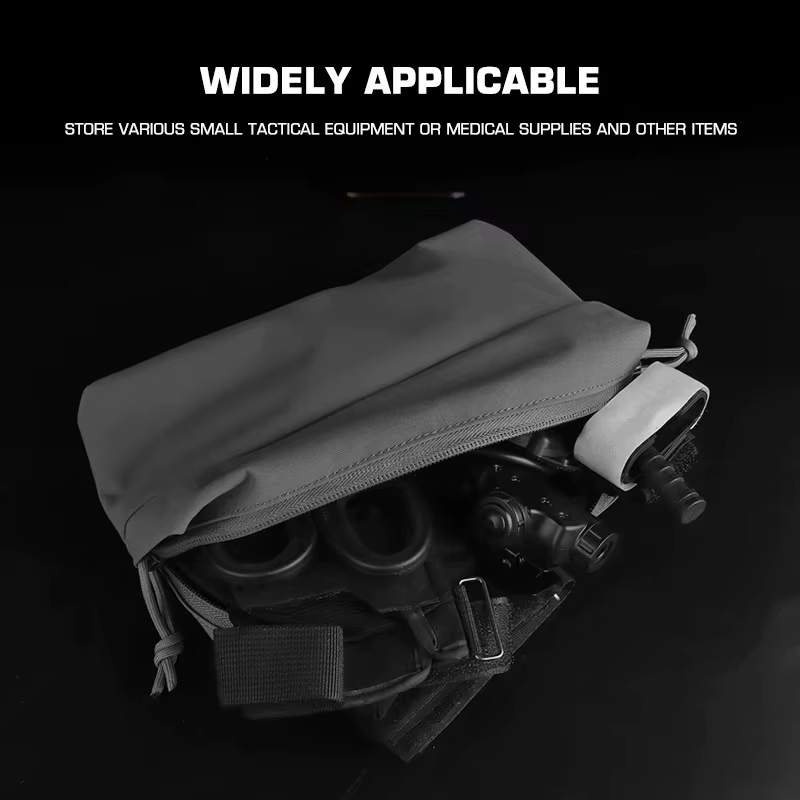 Bolsa táctica MOLLE universal con cordón elástico - imagen 2