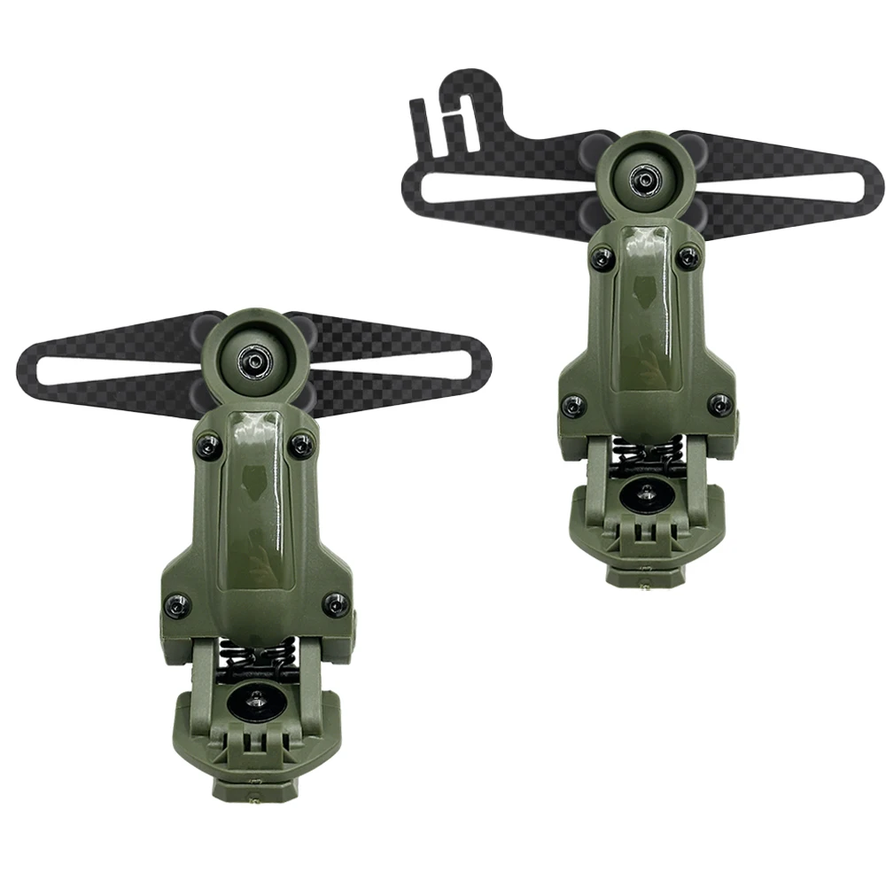 Soporte auriculares tácticos Comtac II/III riel Ops Core ARC Team Wendy - imagen 2