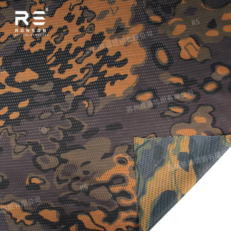 RONSON WW2 M42 camuflaje roble otoño malla doble cara transpirable - imagen 3