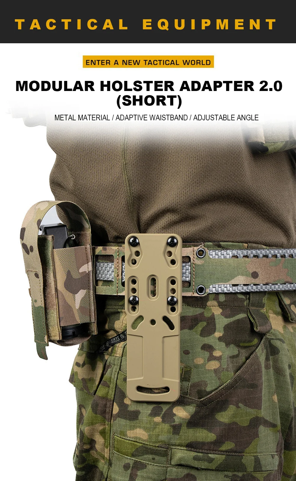 Adaptador modular corto para funda de pistola