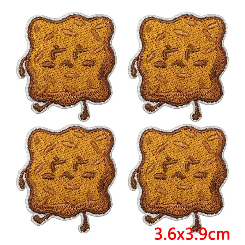 Parche bordado termoadhesivo alimentos dibujos animados para chaquetas - imagen 3