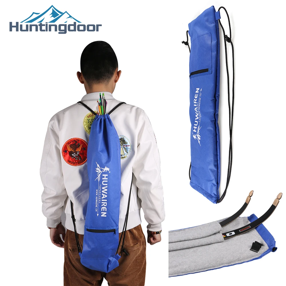 Bolsa de nailon para tiro con arco y flechas portátil caza