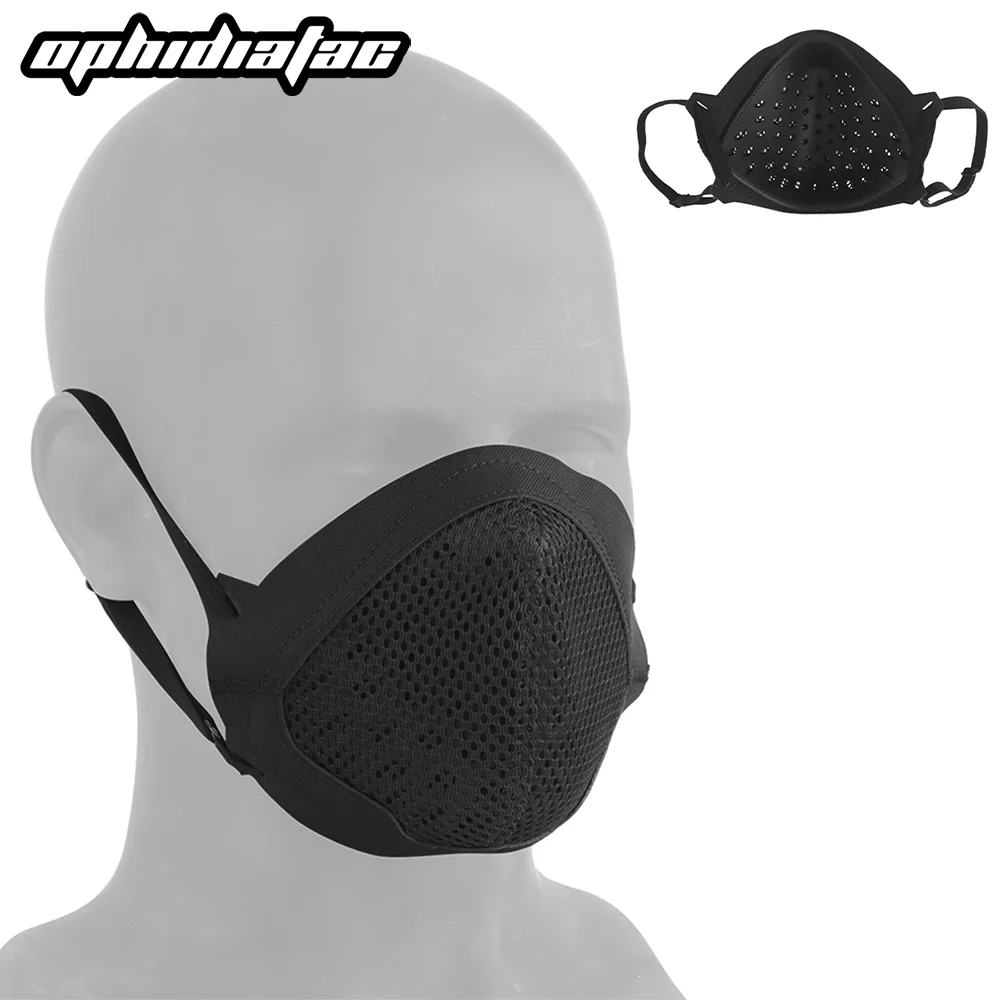 Máscara Táctica Silicona OPHIDIAN MSK1 – Media Cara Plegable para Tiro - imagen 5