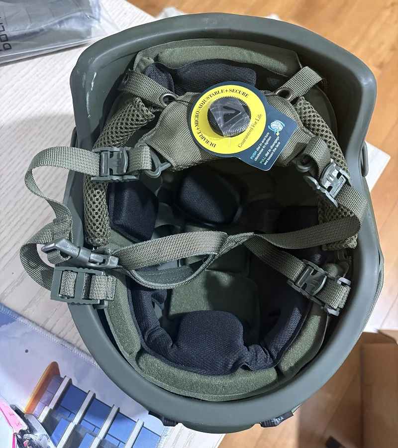FAST casco balístico Level NIJ IIIA táctico con acolchado Wendy - imagen 5
