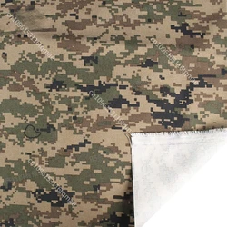Tela camuflaje táctica nailon impermeable PU Oxford resistente