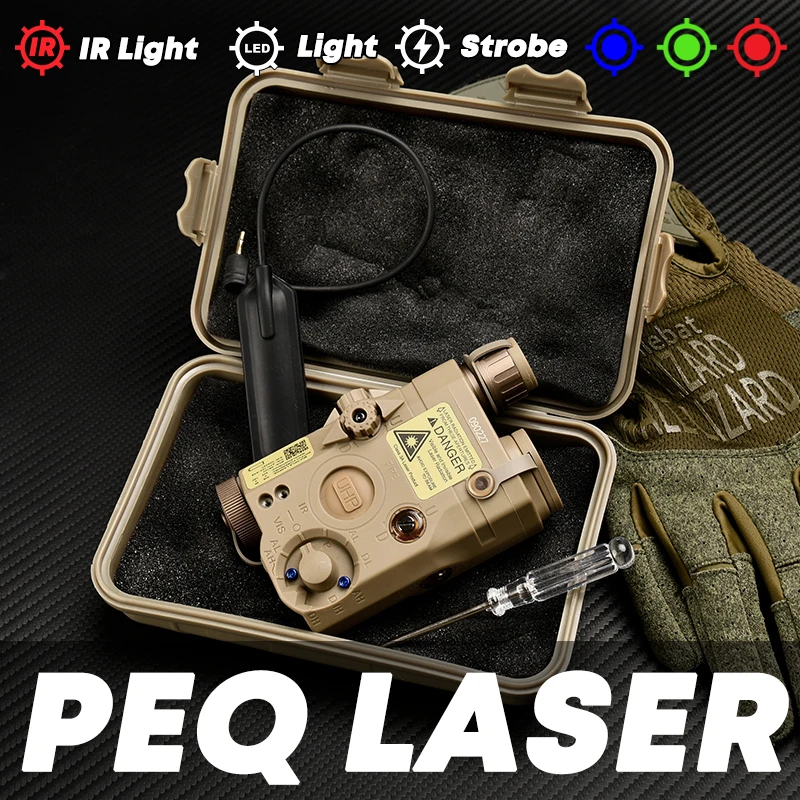 PEQ-15 Linterna táctica IR con estroboscópica y riel Picatinny - imagen 2